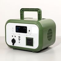 Batterie de stockage portable LifePO4 600W à vente chaude, personnalisable avec lampe de poche, câble de branchement pour climatiseurs, pompes à eau