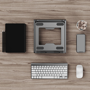 Nhôm máy tính xách tay đứng, Ergonomic có thể tháo rời máy tính đứng, Riser chủ máy tính xách tay đứng cho 10-15.6 "máy tính xách tay - Product Image 2