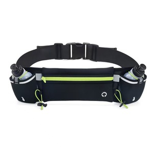 Riñonera deportiva OEM con bolsillos para botellas de agua, cinturón de running impermeable para actividades de fitness al aire libre - Product Image 4