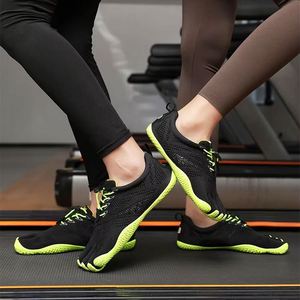 HEVA Zapatos Deportivos Minimalistas de Cinco Dedos, Calzado con Dedos Separados, Parte Superior de Tejido Fly Knit, Parte Superior de Microfibra, Invierno, Hombre, Mujer - Product Image 3