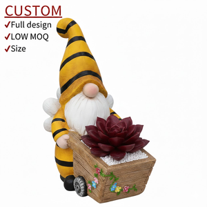 กระถางเรซิ่นแบบกำหนดเองสำหรับปลูกไม้อวบน้ำ กระถางตกแต่งสวนภายนอก กระถางดอกไม้ขายส่ง งานฝีมือเรซิ่นรักษ์โลก ศูนย์จำหน่ายอุปกรณ์ทำสวน - Product Image 2