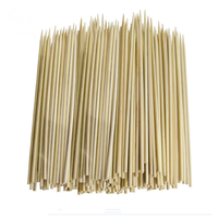 Brochettes de barbecue en bambou rondes de haute qualité, 50 cm x 40 cm, jetables, faciles à nettoyer, longues