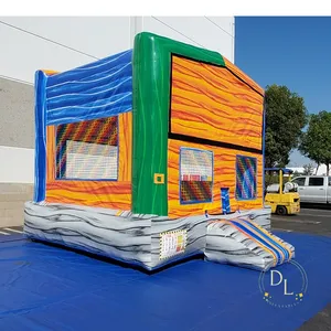 Cartoon Rainbow Module Inflatable Bounce House Bouncer Castle Inflatable Jumping Castles Trampoline