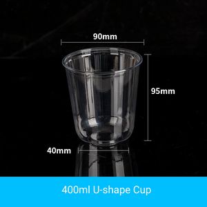 Usine En Gros 90 mm 12 oz Clair Café Glacé Boisson Froide Tasses Avec Sip Couvercles Gobelets En Plastique Jetables Avec Couvercles - Product Image 5