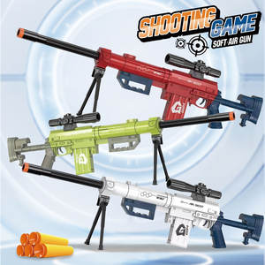 Fucile Giocattolo AWM Sniper Realistico con Guscio in Plastica di Alta Qualità, Proiettili Morbidi in Schiuma EVA, per Bambini - Product Image 2