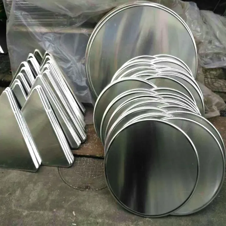 Harga Pabrik Papan Aluminium Logam Bentuk Kustom Putih Kosong untuk Peringatan Lalu Lintas Tanda Keselamatan Sublimasi Papan Plat Aluminium untuk Penjualan