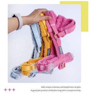 Teddy Puppy Safety Sherpa Chaleco Fabricante Color personalizado y logotipo Fleece Dog Pet Arnés Set Soft <span class=keywords><strong>Arnes</strong></span> Para Perros - Product Image 4