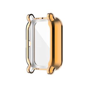 <span class=keywords><strong>Amazfit</strong></span> GTS 2 Mini/<span class=keywords><strong>Bip</strong></span> <span class=keywords><strong>U</strong></span> Pop <span class=keywords><strong>Pro</strong></span> Smartwatch funda protectora de pantalla resistente a los arañazos chapado TPU funda protectora completa - Product Image 5