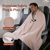 Couverture chauffante portable multifonctionnelle alimentée par USB 5V 2A pour la maison, le camping et les voyages