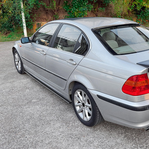 Jupes latérales BMW Série 3 E46 Noir Piano Texture Fibre de Carbone 1998-2005 Kit Carrosserie Quatre Portes Modification - Product Image 3