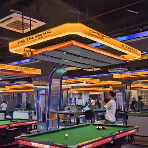 Lampadario a <span class=keywords><strong>LED</strong></span> di Alta Gamma per Sale da Biliardo, Luce Atmosferica Cambiacolore, Illuminazione Esterna che Attira Ricchezza - Product Image 3