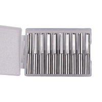 Fraise à double rainure droite 3,175 mm-6, fraise droite pour le bois, en carbure monobloc, fraise à queue droite pour le bois