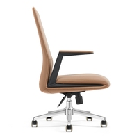 Chaise de bureau pivotante promotionnelle pour cadre, en cuir, moderne et luxueuse
