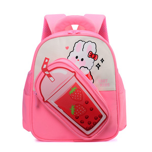 Mochila Escolar para Niños Preescolares con Bolsillo Desmontable, Impermeable y Ligera - Product Image 3