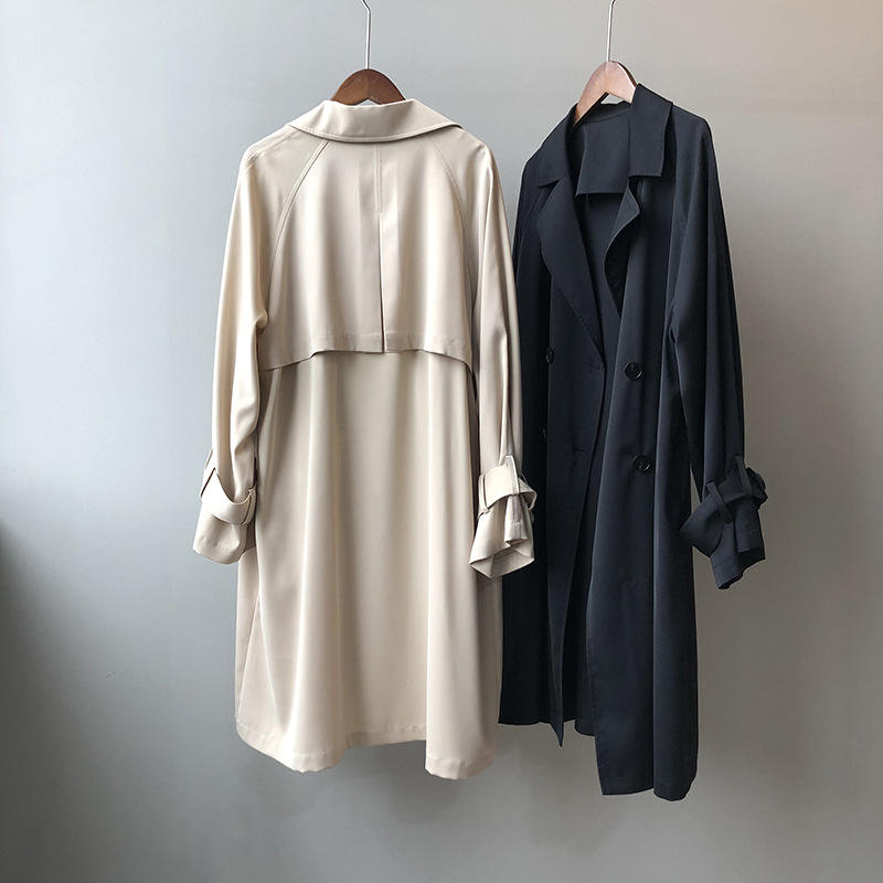 Spring New Fashion Thin Trench Coat Women's Long Korean Style ...