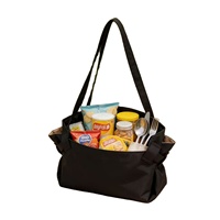 Bolsa de Almacenamiento Oxford para Camping de Verano, 20-35L |   Bolsa de Hombro Organizadora de Vajilla para Picnic Resistente para Exteriores