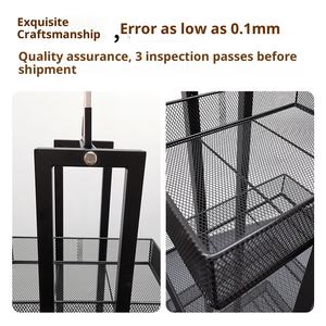 Prateleira de Armazenamento de Snacks em Metal Ecológico Moderno Personalizada de Dupla Face, 5 Camadas, Pintura a Ferro, 300mm - Product Image 3