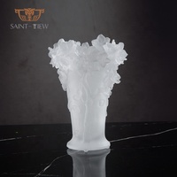 2022 nouvelle idée romantique Sakura fleur décor de mariage Mubkhar Bakhoor verre cristal brûleur d'encens