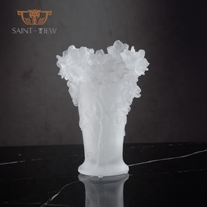 2022 yeni fikir romantik Sakura çiçek düğün dekor Mubkhar Bakhoor cam kristal tütsü brülör - Product Image 1