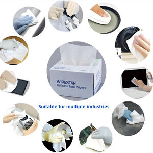 WIPESTAR Düşük Tozlu Silme Kağıdı Saf Odun Hamuru Elyafı Yüksek Emicilik İlaç Optik Cihaz Temizleme Kağıdı - Product Image 5