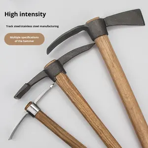 <span class=keywords><strong>Pioche</strong></span> à main professionnelle, mini, portable, multifonctionnelle, pour le travail du bois, outils agricoles, camping, <span class=keywords><strong>pioche</strong></span> tranchante - Product Image 1