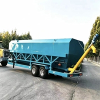 50T Horizontaler Zement-Silo-Container für Schüttgutlagerung für Zement, Flugasche und Betonmischanlagen