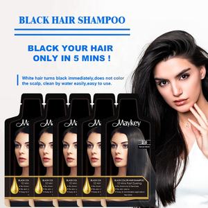 Shampooing professionnel personnalisé en usine, 10 teintes, coloration rapide, couleur noire, lotion pour cheveux, ml - Product Image 6