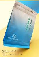 Achtseitig versiegelter Standbeutel mit Reißverschluss oben, wiederverschließbarer, verdickter Beutel für Tee und Trockenfrüchte, Lebensmittelverpackung