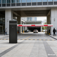 Barrera de Estacionamiento Automática y Motor DC sin Escobillas con Tira Reflectante para Control de Acceso Vial