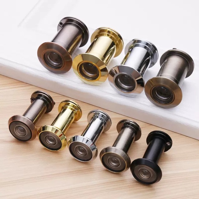 Modern 180/200/220 Degree Door Viewer Peephole Eye Zinc Alloy Glass Lens for Apartments Door Hardware