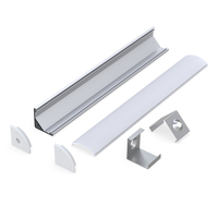 Profilé en aluminium pour bande LED, livraison rapide, canal en aluminium encastré, diffuseur de lumière, profilé LED