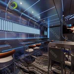 Comptoir de bar moderne de conception intérieure de boîte de nuit haut de gamme pour la décoration intérieure de club de barre - Product Image 5