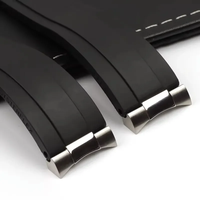 Maillon de raccordement incurvé solide 20 mm pour bracelet R-olex pour bracelet de montre Daytona en caoutchouc ou cuir, connexion sans soudure