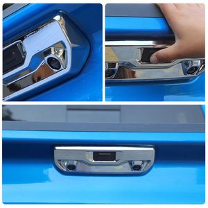 Cubierta de Manija de Puerta Trasera Cromada ABS WZXD con Orificio para Cámara Compatible con Silverado HD 1500 2019 2022 2025 - Product Image 3