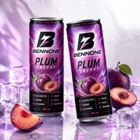 Boissons Énergétiques Zéro Sucre Mojito, Boissons Sportives Pétillantes, Formule Caféinée, Bouteille et Canette Carbonatées, Emballage Personnalisé, Capacité sur Mesure