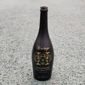 Bottiglie di Champagne Vuote RSG all'Ingrosso, Stampa Oro, 375ml 187ml 500ml Opache Nere e Oro, 700ml Gonfiabili, 750ml Colorate - Product Image 1