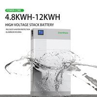 Batterie au lithium Lifepo4 empilable haute tension Enershare EU Stock 20kwh 30kwh 50kwh Systèmes de stockage d'énergie solaire pour la maison