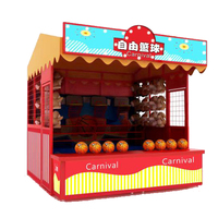 Jeu de lancer de ballon de basket de carnaval au prix d'usine | Jeu de kiosque de carnaval pour parc d'attractions à vendre