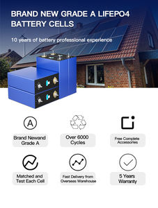 긴 수명 맞춤형 <span class=keywords><strong>12V</strong></span> 에너지 저장 배터리 리튬 배터리 48V Lifepo4 3.2V 100Ah 150Ah 165Ah 프리즘 배터리 셀 - Product Image 3