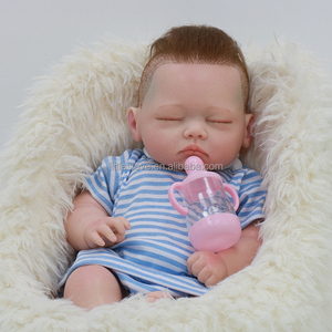 Poupée Reborn en Silicone Solide de 18 Pouces Mr. Xie Baby <span class=keywords><strong>Boss</strong></span> Corps Complet Peinte <span class=keywords><strong>Bebe</strong></span> Cadeau de Noël pour Garçons Mini Style Mode Jouet Doux - Product Image 6