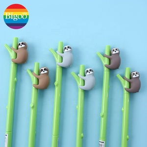 Kawaii <strong>Pen</strong> Cartoon Tree with Sloth Design 0.5mm Gel <strong>Ink</strong> <strong>Pen</strong> with Custom logo Cute <strong>Pen</strong> - Product Image 6