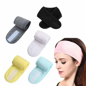 OEM saç bantları kafa wrap özel Logo Spa yüz kafa cilt bakımı Headwrap güzellik salonu Headbands kadınlar için