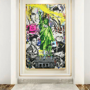 Graffiti Pop Art poster statua della libertà stampe su tela stampe astratte Street Wall Picture For Living Room Home Decor Cuadro - Product Image 2