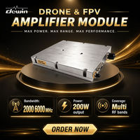 Module amplificateur de puissance à semi-conducteurs à bande ultra large RF Micro-ondes 2000-6000 MHz 200W GaN SSPA pour systèmes de communication