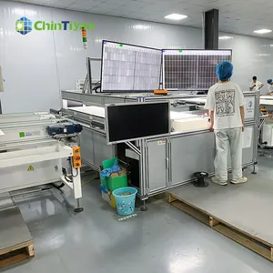 Testeur de détection et d'apparence EL Machine intégrée Ligne de production de panneaux solaires Équipement de fabrication de panneaux solaires