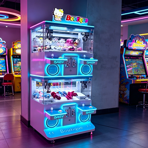 Cheap Custom-made Wholesale 4 Player Coin-operated Joystick Claw <b>Machine</b> <b>Amusement</b> Arcade Claw <b>Machine</b> Children Plush Toys - Product Image 5