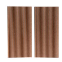 WPC-Plancher de terrasse classique en bois composite antirouille pour l'extérieur, adapté à la zone côtière
