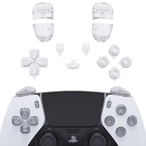 Juego Completo de Botones Transparentes de Repuesto, Kit de Modificación de Botones D-pad y Gatillos para el Control PS5 Edge - Product Image 1