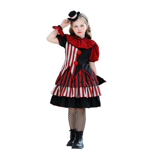 Disfraz de Payaso de Circo para Niñas, Disfraz de Halloween, Carnaval, Fiesta, Actuación, Cosplay, Vestido de Princesa, Juego de Roles - Product Image 2