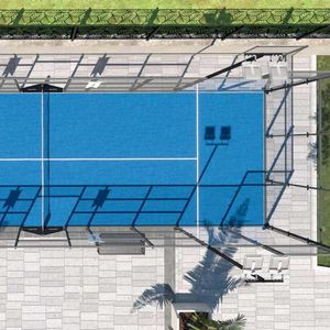 <span class=keywords><strong>Mini</strong></span> terrain <span class=keywords><strong>de</strong></span> padel individuel avec gazon et éclairage – Ensemble complet – Usine <span class=keywords><strong>de</strong></span> terrains <span class=keywords><strong>de</strong></span> padel - Product Image 4